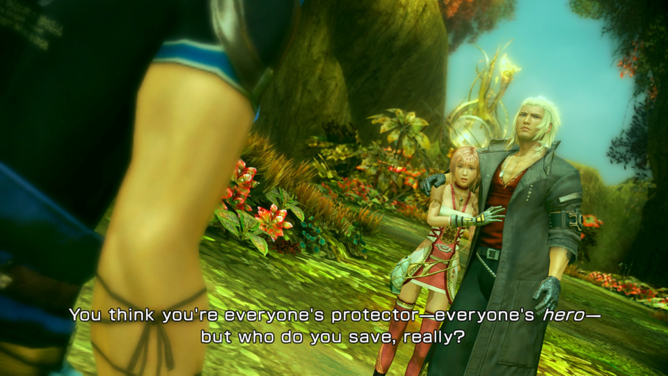Credit to Noel for being one of the few people in the world of Final Fantasy XIII to call out Snow's bullshit. 