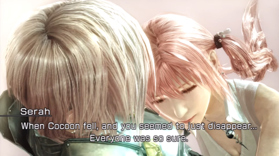 Ah, yes, the most believable relationship in the XIII franchise: Serah and Lightning