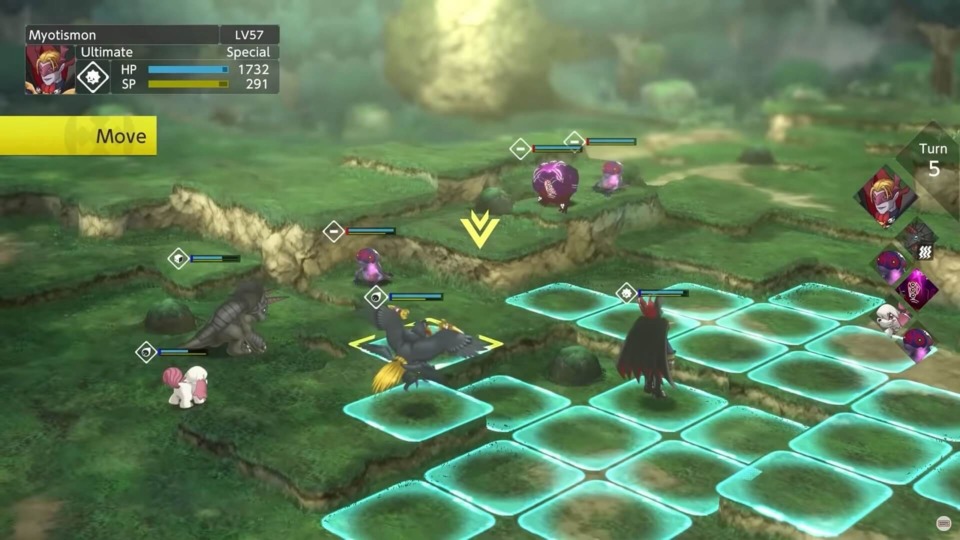 A very normal battle in Digimon Survive. 
