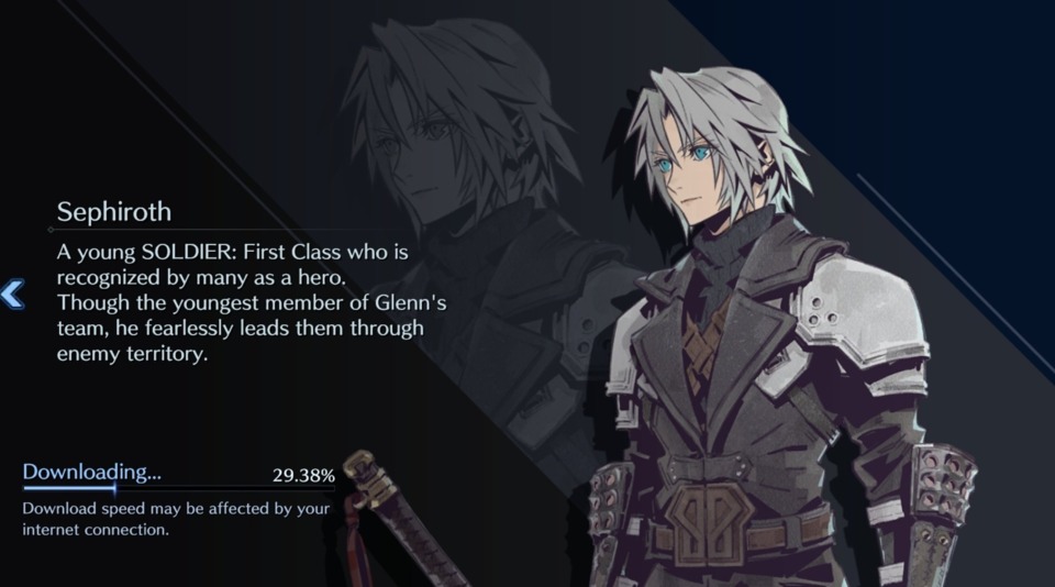 Man... why did they have to go ahead and make young Sephiroth this hot?