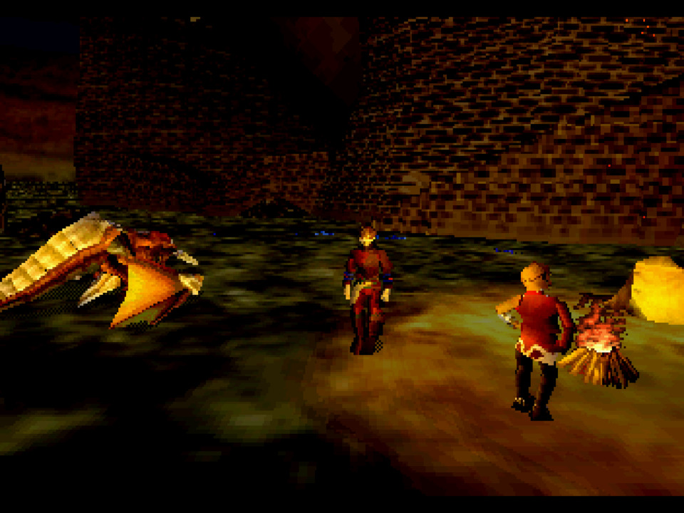 Here's a good example of the shading in Panzer Dragoon Saga looking distinctly unique, but also a bit rough on the edges, literally. 