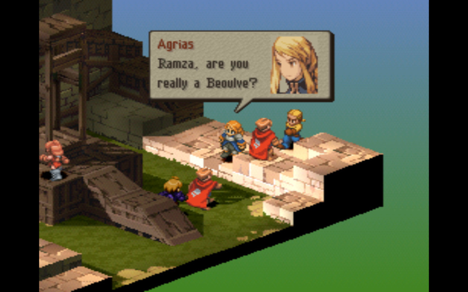 If I am going to talk about Mystic Quest and Type-0, I might as well make the effort to name drop someone from Tactics. You know, an actually good game. 