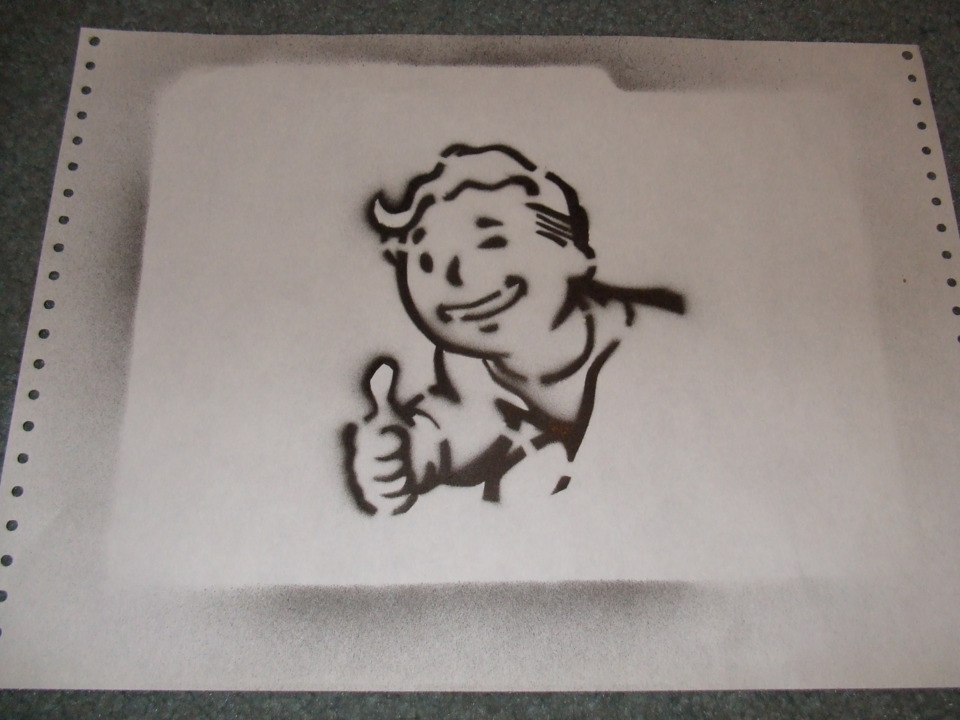 The Vault Boy from the Fallout series