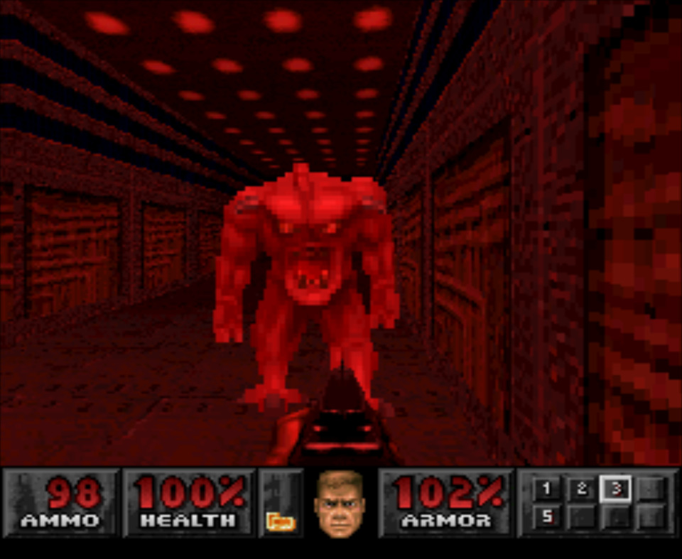 Thinking about it, this is the most atmospheric version of Doom that I've played