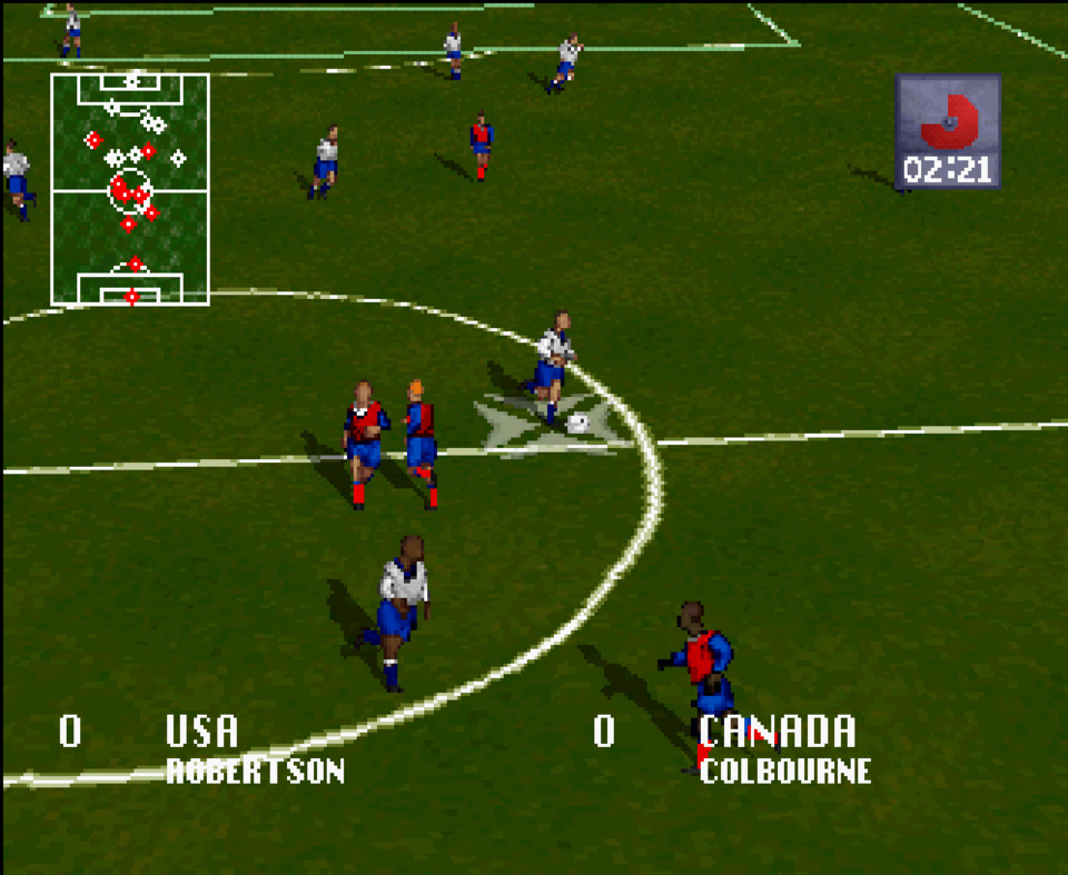 Oh look, I can tell what's going on *continues glaring at FIFA 96*