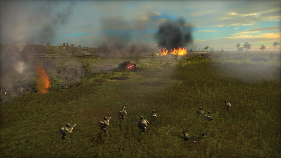 British Fusiliers in a battle against a DPRK position