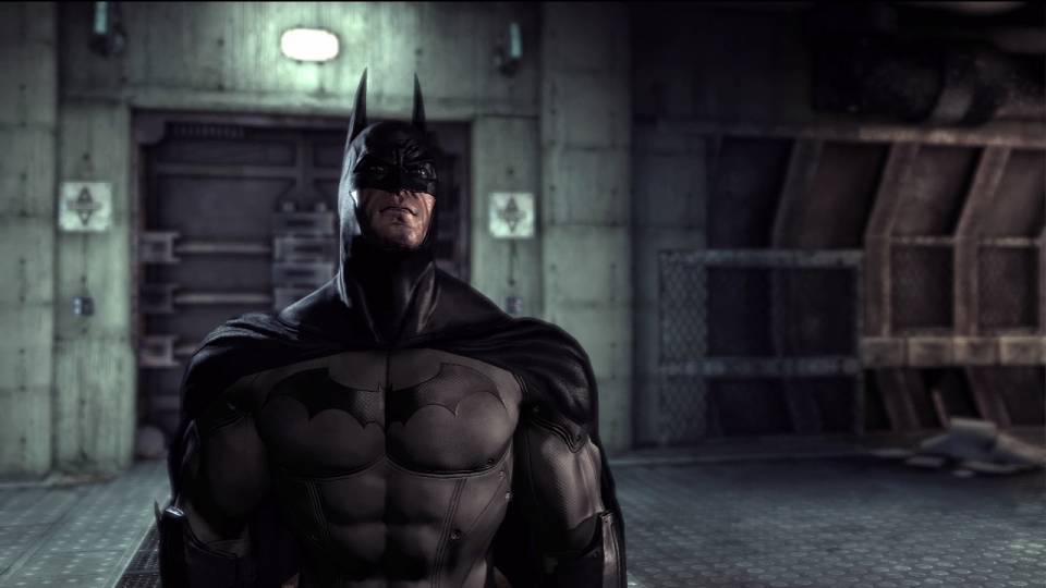 Batman is not amused, but his voice is awesome.