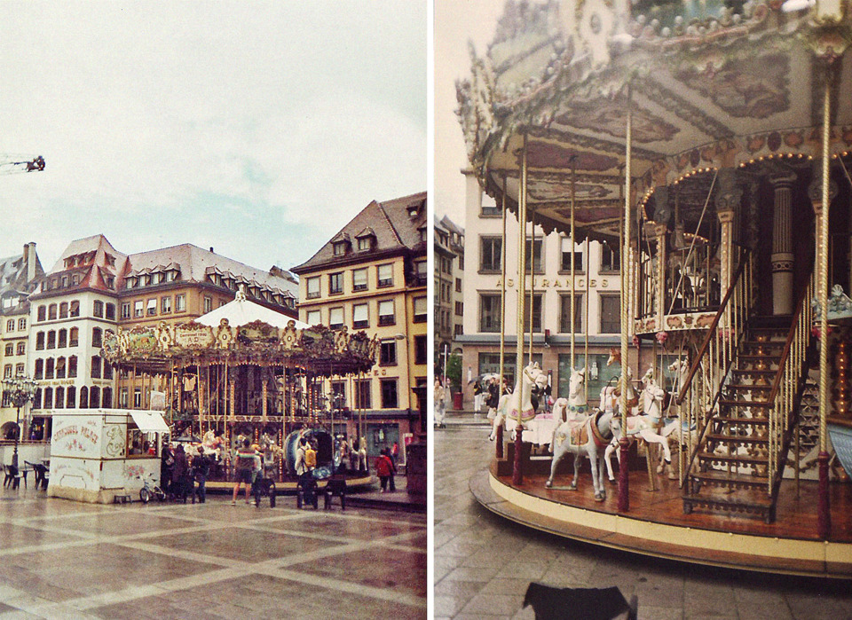 this was shot with a golden half half size format camera. strasbourg, france.