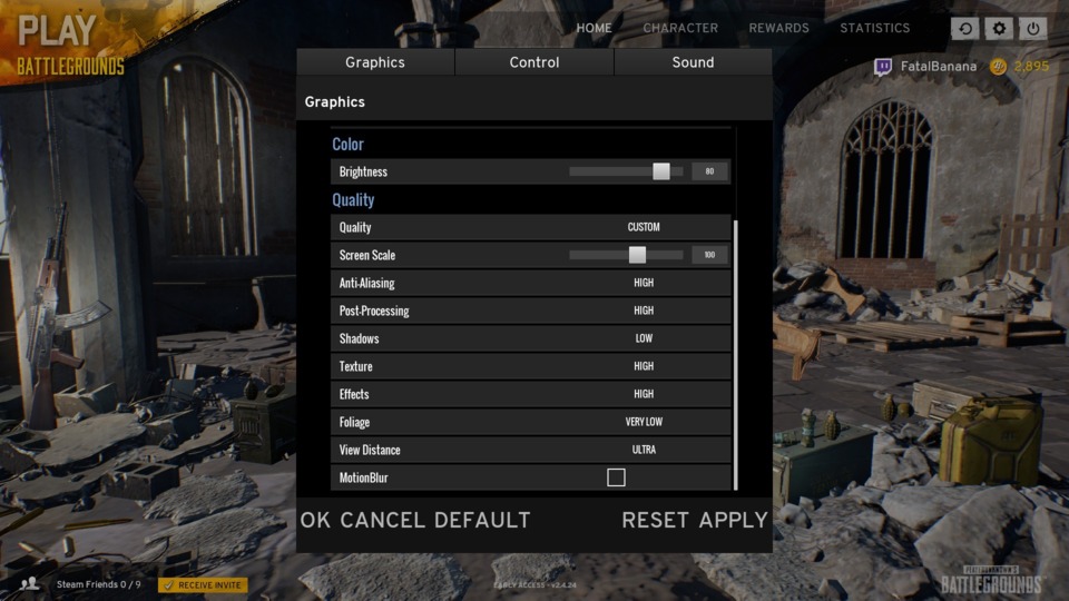 These are my personal settings. I have a pretty decent machine but I have the most none crucial settings on high just to get that extra sweet FPS.