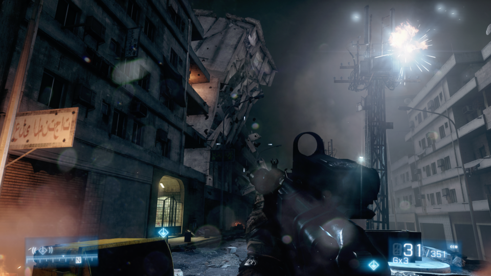 Get ready to see plenty of buildings fall apart in BF3