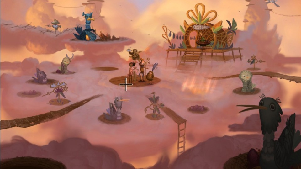 Broken Age's environmental art is brimming full with creativity.