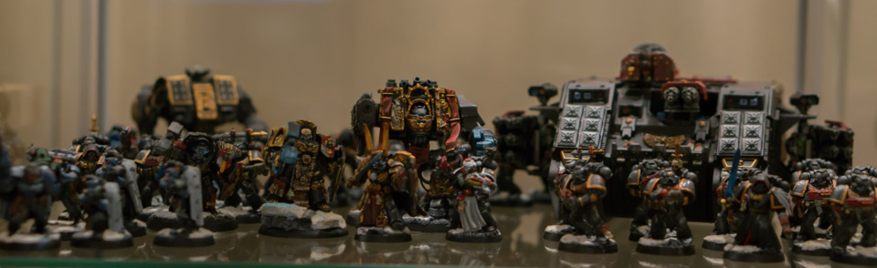 Space Marines and their metal box!