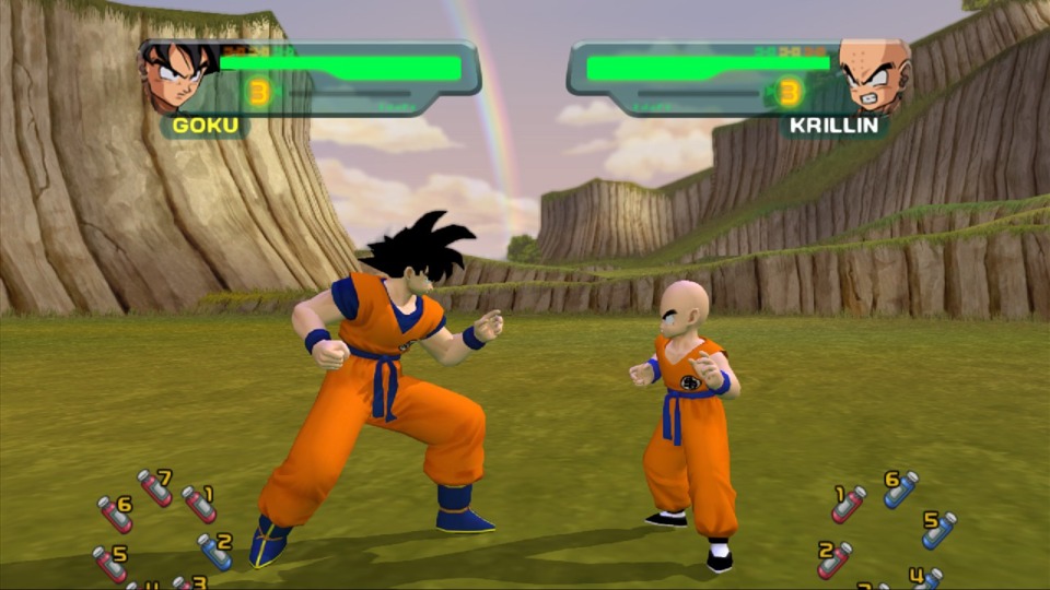Plain and dull. Budokai 1 was a great first try but just doesn't hold up.