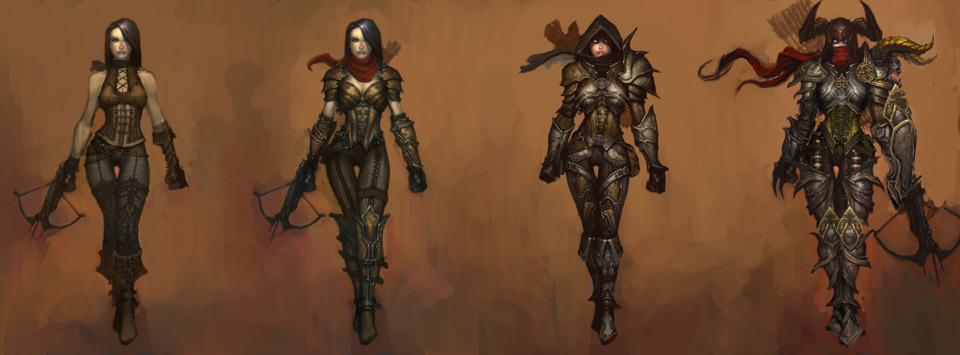 Watching your character go from plain Jane to heavily-armored badass is Diablo's best asset.