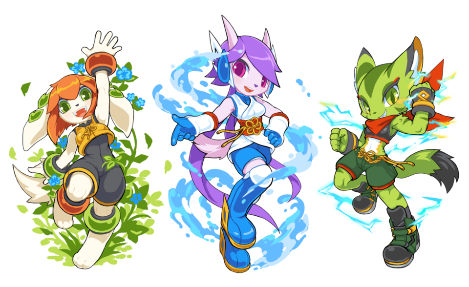 Promo Art in Freedom Planet 2 to compare