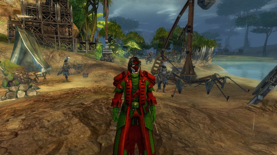 Level 59 Taeles decked out in Christmas colours.