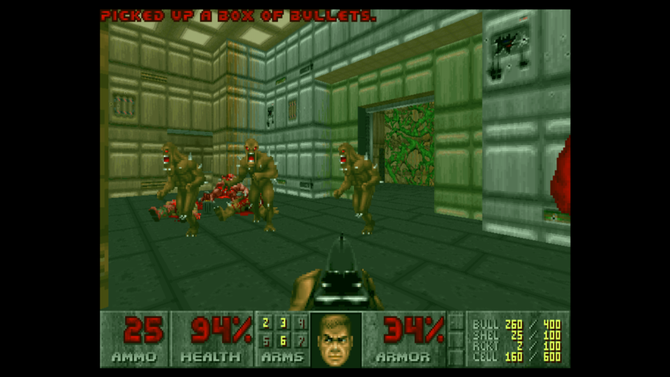 This is Doom. It changed everything about PC graphics and it came out in 1993. It was hard to find 2D arcade games visually stunning after you'd played this at home.