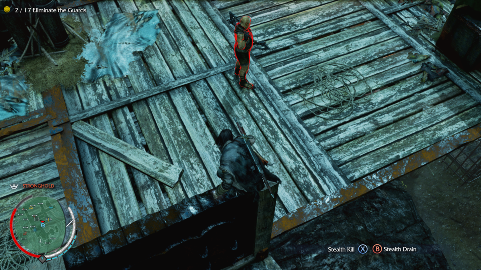 Do you like standing on ledges above dudes and stealth killing them? This game has plenty of that.