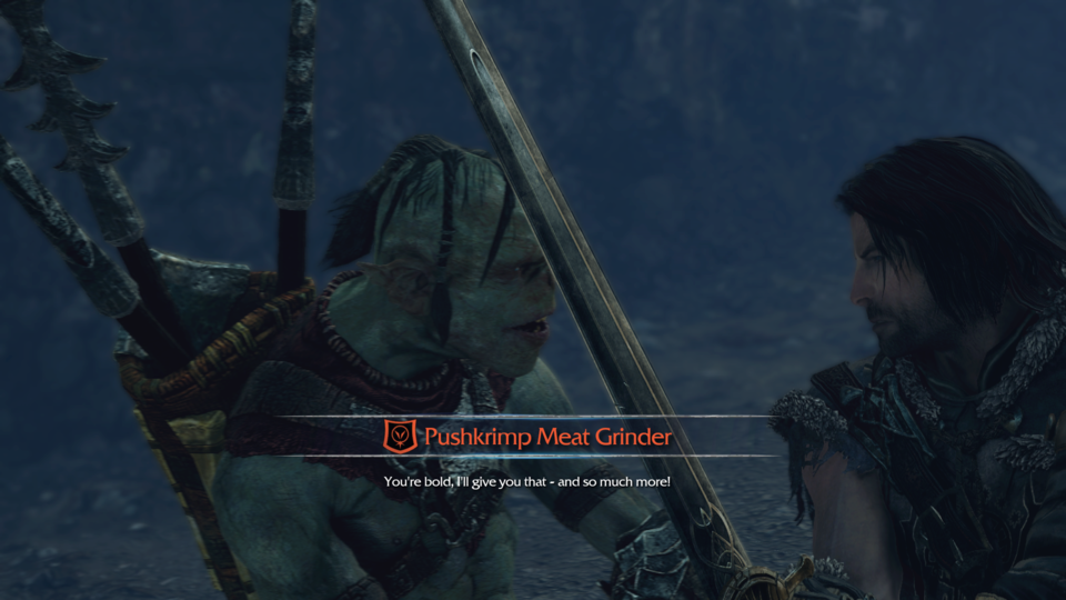 Shadow of Mordor is silly for letting you choose skins during the
