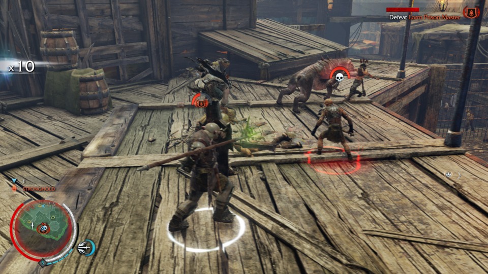 Combat can be hectic. The game can also put a lot of enemies on screen, sometimes as many as 20-30 at a time.