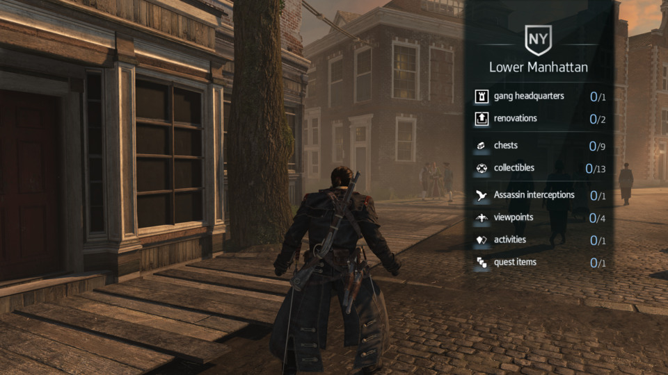 Look at that checklist. And that's for just one district of New York, which is just one of the three major maps. Yeah, this is classic Assassin's Creed! 