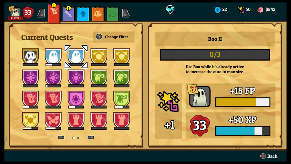 Grinding quests to improve your forms is the main way you advance in the game. 
