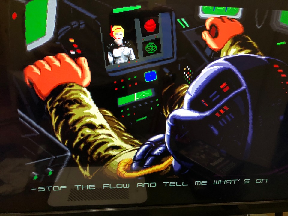 Alligator Hunt has fully voiced cut scenes too, with voice actors who are clearly reading phonetically. HUGE Zero Wing vibes and not a bad game either. Zero Wing is on the Evercade too, but the arcade version without cut scenes. 