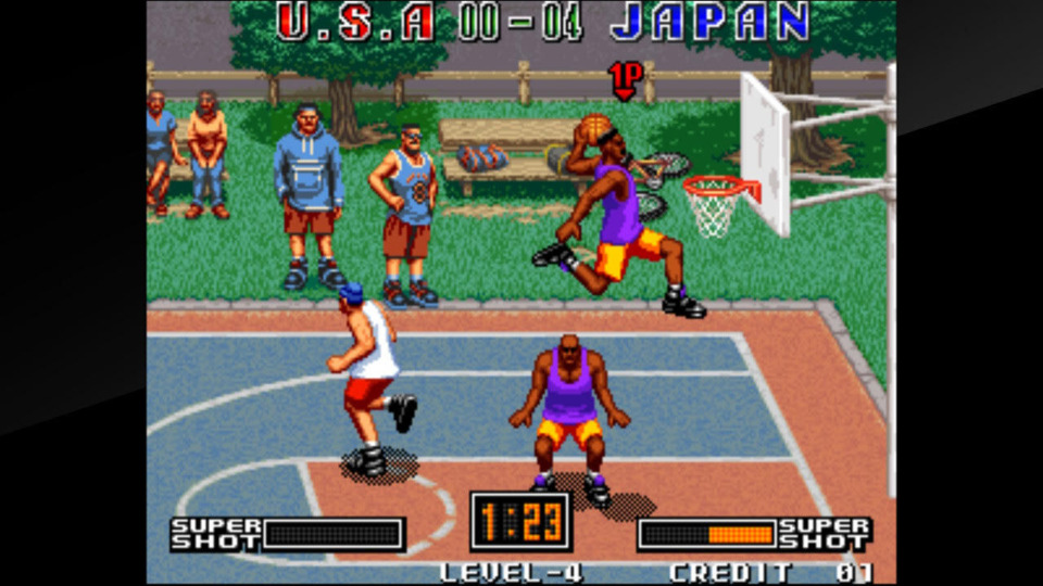 Pixel graphics are, of course, very offensive to modern eyes but the Neo Geo had a bunch of great arcade sports games with no league licenses that are easy to pick up and play and a ton of fun. I guess they don't have the widespread appeal of Farkle though.