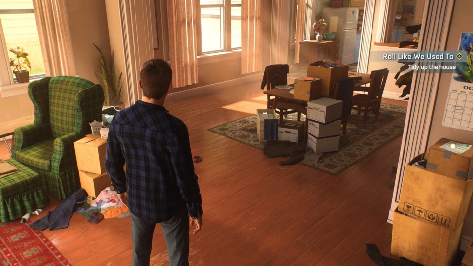Do you like walking around in a house while wearing flannel? Of course you do! You bought a Spider-Man game! That's the core Spider-Man experience! 