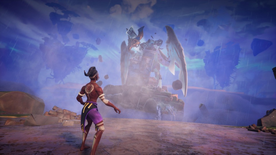 Gameplay is strictly 2D, but some cut scenes allow for camera rotation, and can be dramatic and striking. 