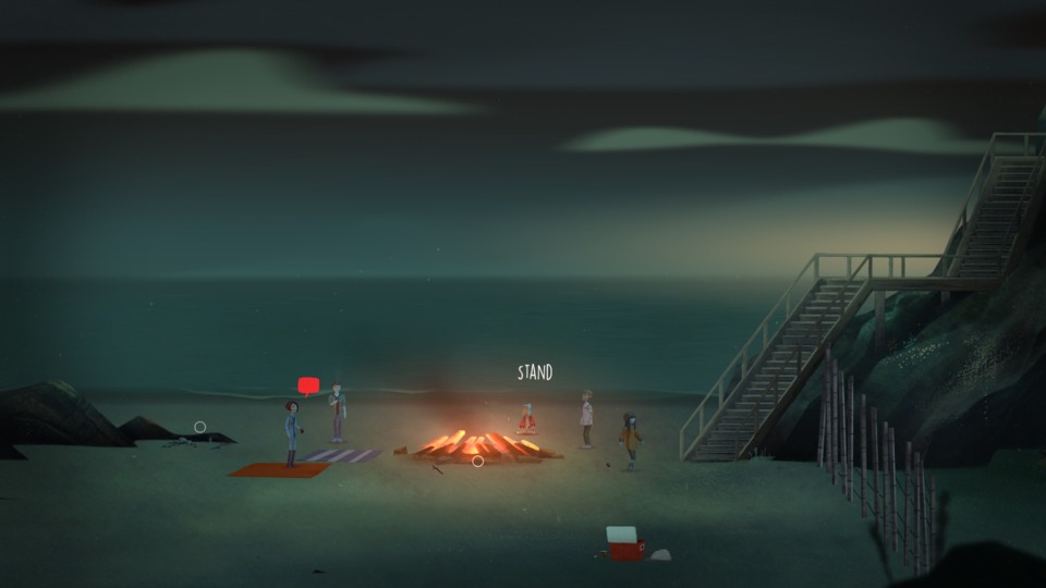 By not letting the camera get too close to the characters, the player is left to fill in the nuances of their interactions.