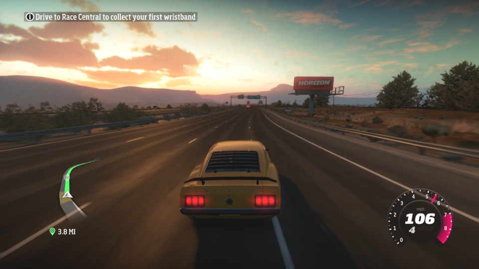 Road trips in Forza Horizon are mitigated by the open roads that give you a real sense of speed