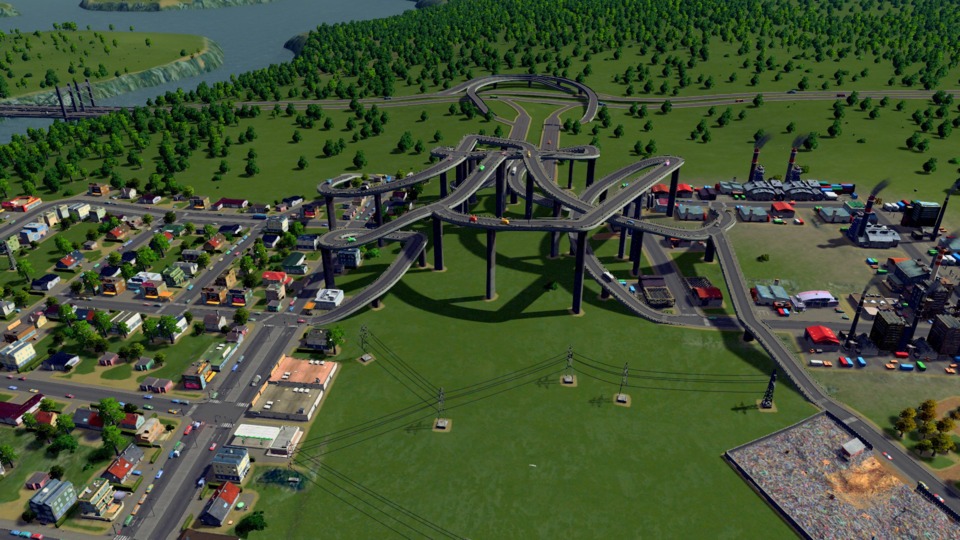 Pre-railway connection, the world's best starter city inlet interchange in all of its spine tinging horror