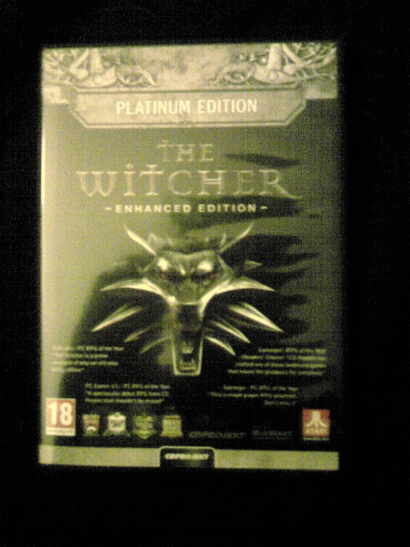 The front cover of the game case 