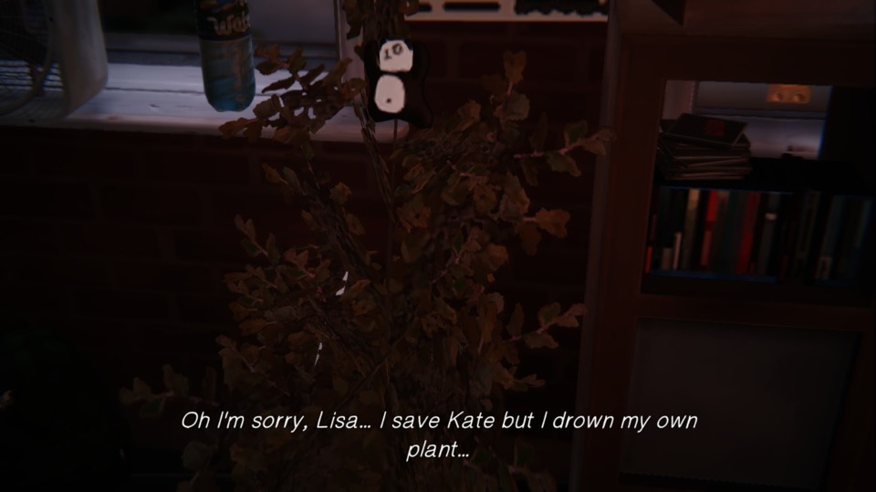 Our first casualty of the playthrough. I'd pour one out for Lisa, but that's sorta what killed her in the first place.