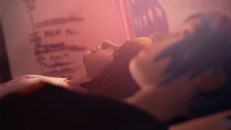 The game does chilling well. The hanging out kind, less so the scary kind. There's more quiet scenes in Life is Strange than in most other games, who are always demanding you do things. Doing stuff sucks!