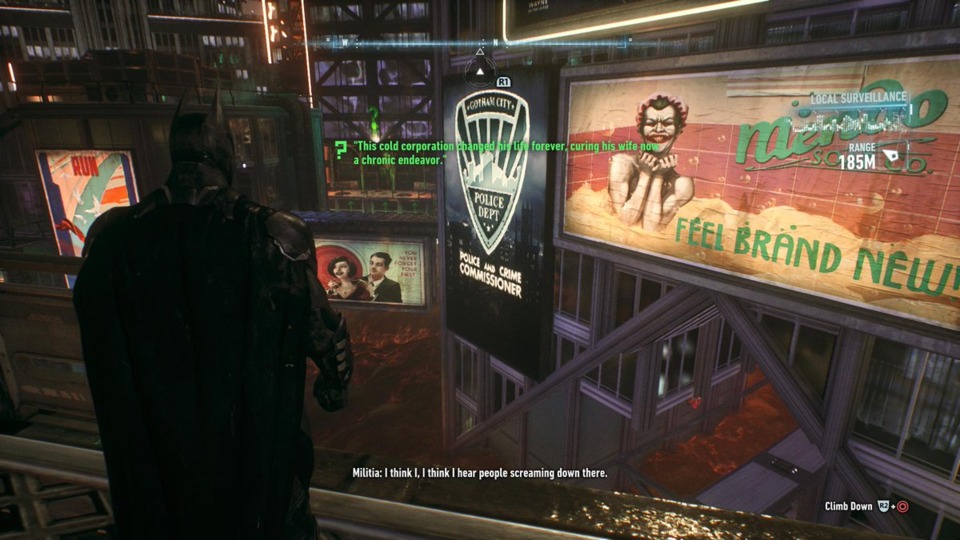I didn't mention Joker but he's kind of a big presence in this game. You know, despite what happened.