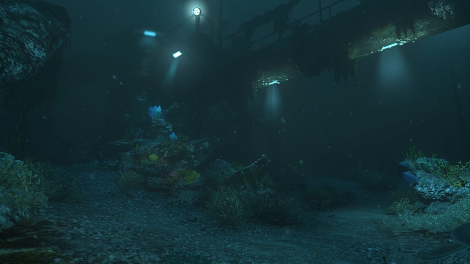 The underwater sections are breathtaking. I'm glad I opted for the PS4 version; I really doubt my PC would've been able to handle this.