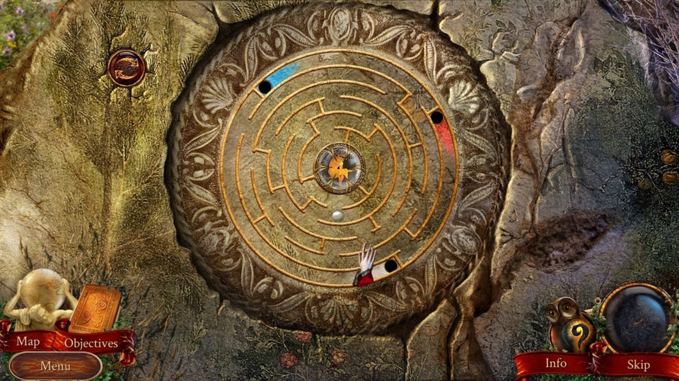 Time for a few repeat puzzles. We had one of these circular ball maze things back in Grim Legends. 