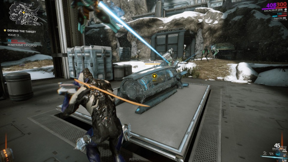 One of the requisites to move onto to Mercury was ten rounds on defending some dude's ice coffin. A great reward would be if that thing opens and I get a new warframe out of it.