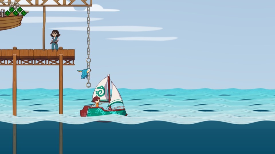 The boat spends most of its time as an inventory item. It only pops out when you hit a body of water. It also doesn't talk back to you because you spent all day playing mini-games instead of saving the world, so it's really a win all round.
