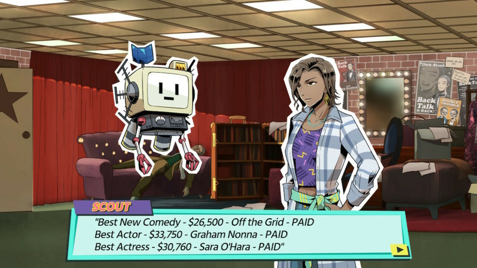 Another prominent Ace Attorney influence is in its endless pun names for minor characters. Graham Nonna (or Nonna, Graham, perhaps?) is a typical example. Others might require rolling their names around your tongue for a while.