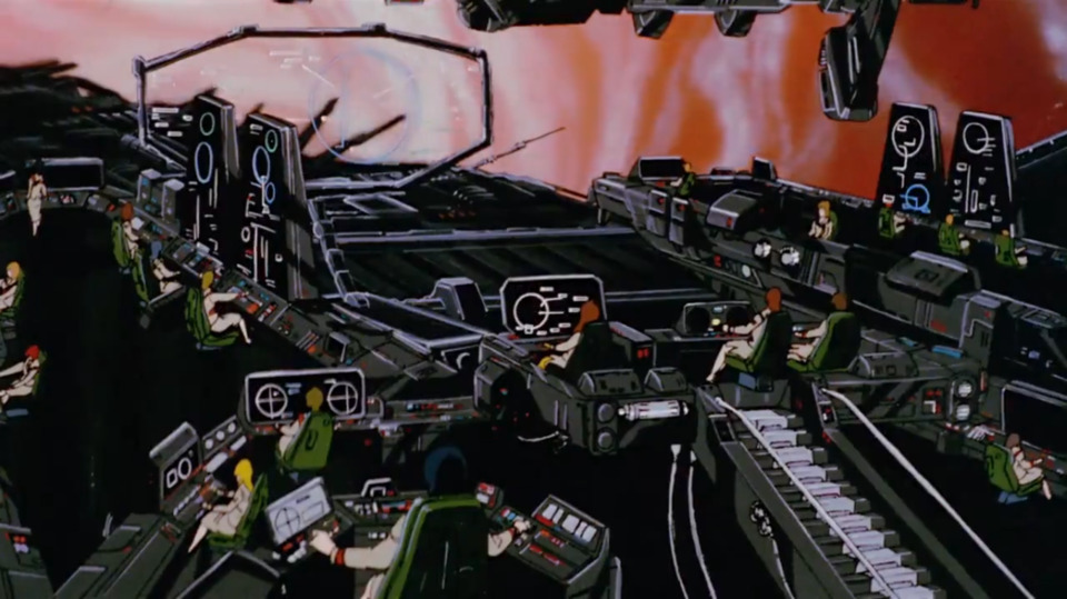 Can't get enough of these ship interior shots. It takes all this to fly the Macross.