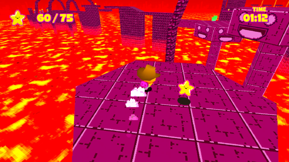 One of the two lava levels from Toree 2. This place is fond of the crumbling platforms, so you can't really dither.