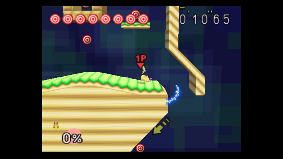 Break the Targets has some nice touches, like teaching you that Pikachu's Thunder Jolt can travel around platforms.
