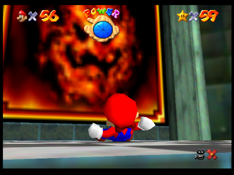 I've always felt like this game missed a trick by throwing Mario out of the portrait and not then throwing his hat out after him.