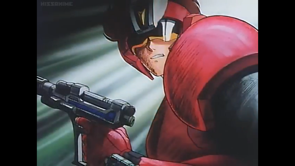 Red Jack, a.k.a. Ken Kanzaki. In Japan, just having a gun is enough of a superpower.