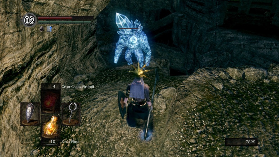 So stoked that these magic-resistant crystal golems are everywhere. Especially when they're blocking the road like this.