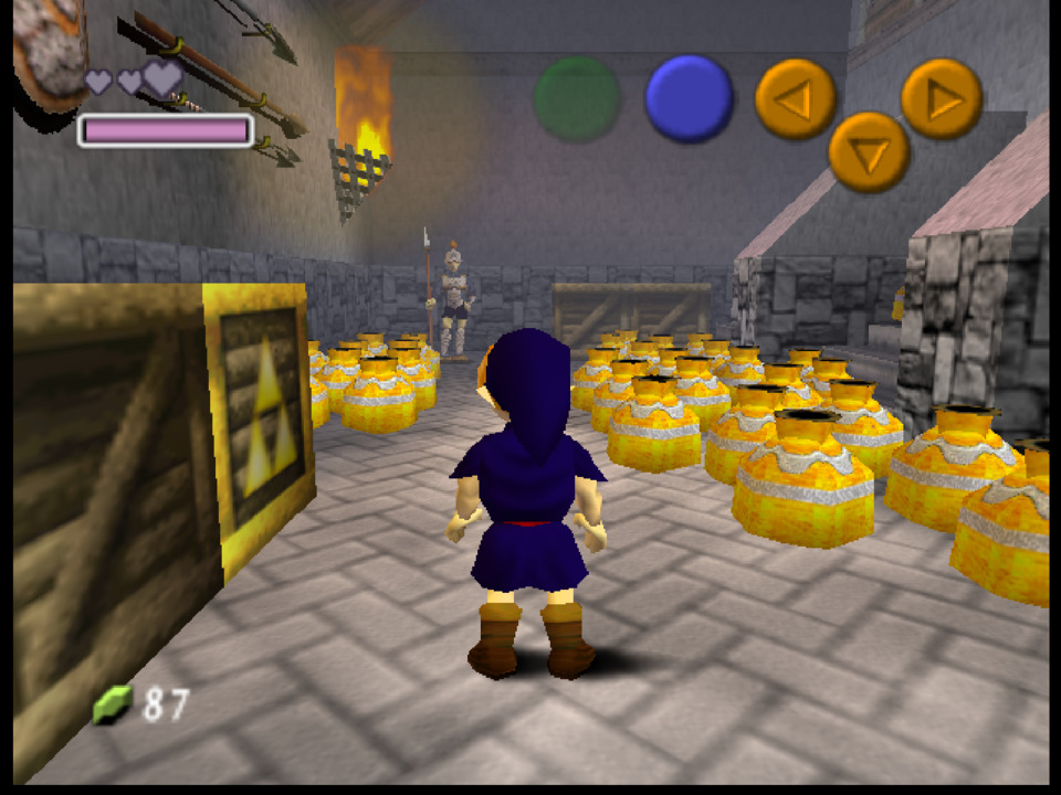 In a potsanity run, this room can be a goldmine. Too bad it took a while to find because of the exit randomizer (it was the potion shop entrance in Kakariko Village). 