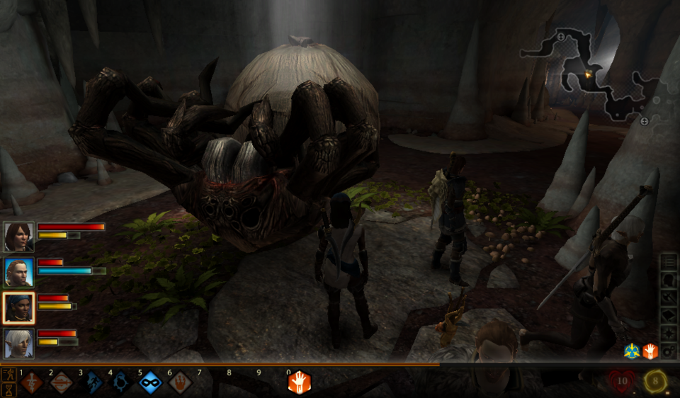  A giant spider next to my Hawke